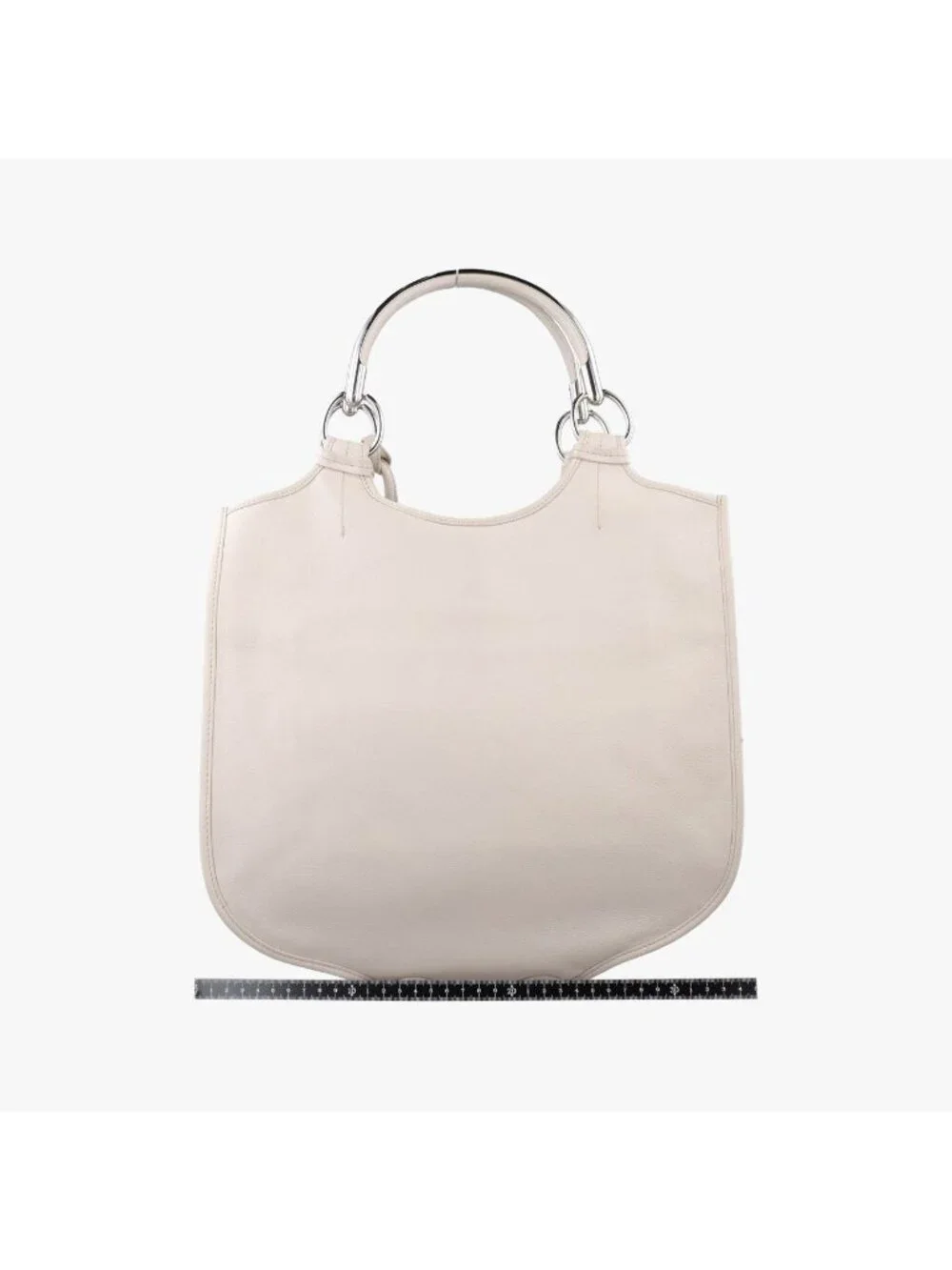 Dior 61 Hobo White Leather 17 BO